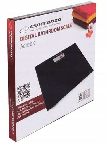 Elektoniczna WAGA ŁAZIENKOWA SZKŁO Slim 6mm LCD XL na Arena.pl