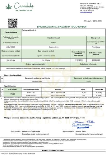 Susz konopny Cannatonic CBD 1g na Arena.pl