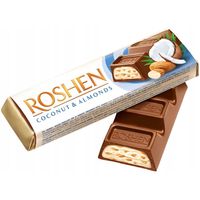 Roshen Batonik kokosowy z migdałami 38g