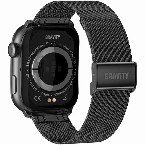 smartwatch męski gravity gt28-1 pasek + bransoleta czarny na Arena.pl