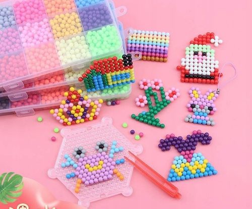 Koraliki Wodne Duży Zestaw do Tworzenia Bransoletek Biżuterii z Akcesoriami na Arena.pl