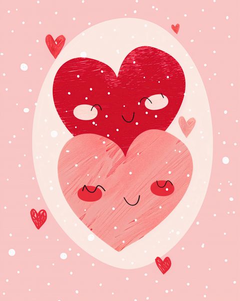 Plakat 40x50cm Ciepło Serca zdjęcie 1