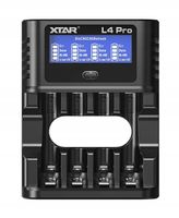 XTAR L4 PRO Ładowarka AA AAA 1,5V Li-ION / 1,2V Ni-MH, 4 kanały, USB-C