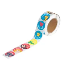 Naklejki Motywacyjne Na Rolce Zwierzątka I Symbole 500 Szt.