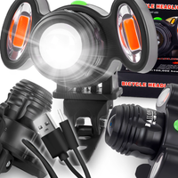 LAMPKA ROWEROWA LED OŚWIETLENIE ROWER PRZÓD SOCZEW