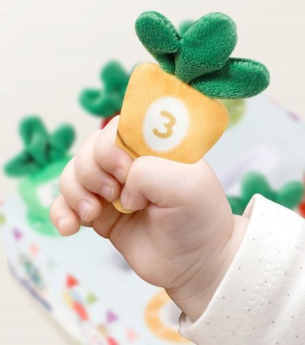 SORTER PUDEŁKO Z CHUSTECZKAMI MARCHEWKI PLUSZOWE MONTESSORI SENSORYCZNE na Arena.pl