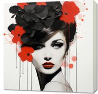 Obraz 70x70cm Kwiatowa Pasja