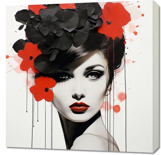 Obraz 70x70cm Kwiatowa Pasja zdjęcie 1