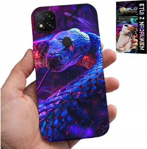 ETUI DO XIAOMI REDMI 9C - WĄŻ KOBRA GRZECHOTNIK GADY CASE + FOLIA na Arena.pl