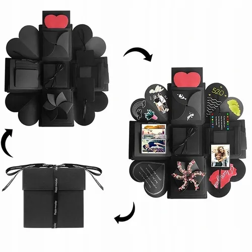 PUDEŁKO 12x12cm + ZDJĘCIA - KREATYWNY ALBUM NA PREZENT na Arena.pl