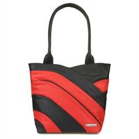 BELTIMORE torebka skórzana shopper klasyczna na ramię V471 czerwona