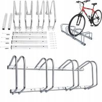 STOJAK NA ROWERY Rowerowy 4 Stanowiska ŁATWY MONTAŻ Zew/Wew. OCYNKOWANY