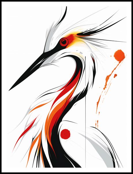 Plakat 75x100cm Bocian zdjęcie 3