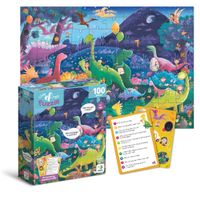 Puzzle Patrz I Znajdź Look And Find „Kraina Dinozaurów”, Art. 300669