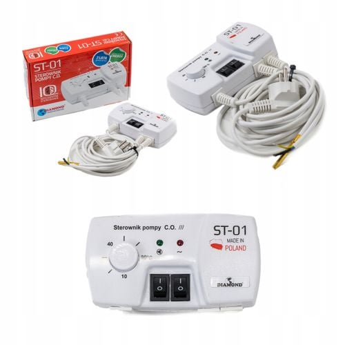 DIAMOND STEROWNIK REGULATOR POMPY PIECA KOTŁA C.O. ST-01 INTELIGENTNY na Arena.pl