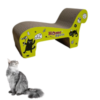 Drapak dla Kota Kartonowy Tekturowy Zabawka Kocimiętka 47x19x25 cm Fotel