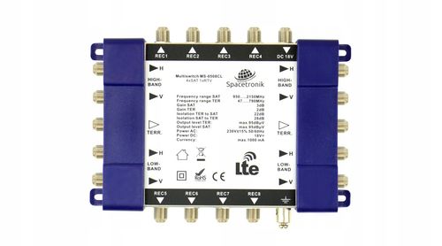Multiswitch Spacetronik Pro Series MS-0508CL 5/8 na Arena.pl