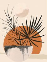 Plakat 30x40cm Palmowy Zachód