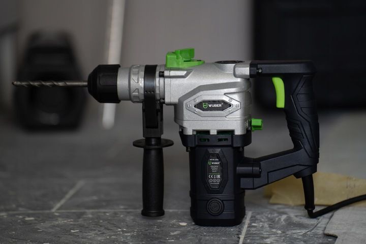 MŁOTOWIERTARKA MŁOT UDAROWY SDS+ WUBER 2100W WALIZKA ZESTAW zdjęcie 12