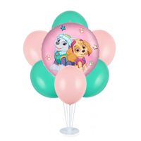 Zestaw balonów na stojaku Psi Patrol Skye i Everest