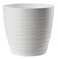 DONICZKA OSŁONKA NA KWIATY PODSTAWKA BIAŁA 15cm