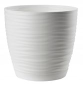 DONICZKA OSŁONKA NA KWIATY PODSTAWKA BIAŁA 15cm