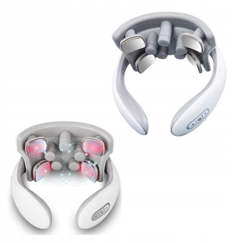 MASAŻER SZYI SZTYWNOŚĆ KARKU BÓL PRĄDY TENS 9 GŁOWIC GRZANIE 5 PROGRAMÓW na Arena.pl