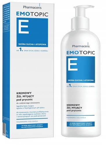 Pharmaceris E Emotopic 400 ml kremowy żel myjąc pod prysznic na Arena.pl