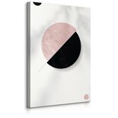 Obraz Do Salonu Koła Figury Geometryczne Marmur Styl Glamour 70cm x 100cm