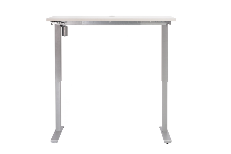 Solidne biurko regulowane 120x60 cm srebrne zdjęcie 5