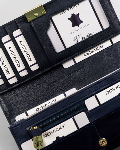 portfel damski z lakierowanej skóry naturalnej zamykany na Arena.pl