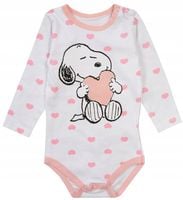SNOOPY body bawełna długi rękaw 74 R078G