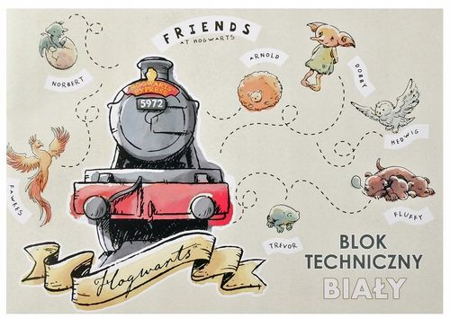 blok tech biały a4/10k / harry potter 2765 a'10 na Arena.pl