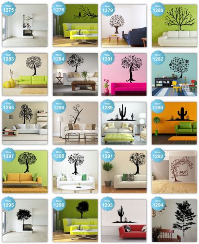 NAKLEJKI na ścianę ścienne DRZEWO drzewa 160cm na Arena.pl
