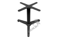 NOGA STOŁU N16 - NISKA Z KRZYŻAKIEM TRZY ŁAPKI GŁADKIE PODSTAWA STÓŁ ŻELIWNA