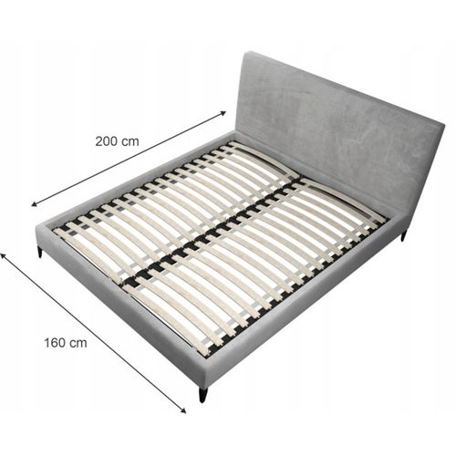 Stelaż do łóżka 160x200 cm podwójny 2x80x200 32 listwy brzozowe 200kg na Arena.pl