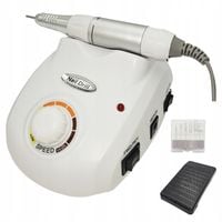 FREZARKA DO PAZNOKCI MANICURE PEDICURE PROFESJONALNA 65W + ZESTAW