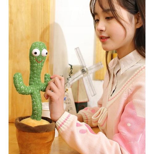 Śpiewający Tańczący Kaktus Mówi Powtarza LED USB na Arena.pl