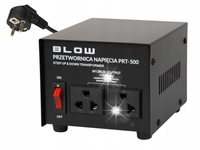 ZASILACZ 110V 230V USA JAPONIA 500W PRZETWORNICA KONWERTER NAPIĘCIA MOCNA
