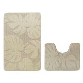 2cz Dywaniki łazienkowe antypoślizgowe CLASSIC Wz.03 ecru