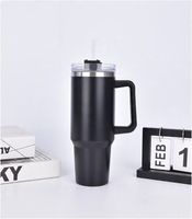 MagiCook KUBEK TERMICZNY Czarny 1200 ML ZE SŁOMKĄ STYLE USA Czerń