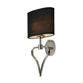 Abażurowy kinkiet ścienny Falmouth BATH-FALMOUTH-PC LED 4W Elstead IP44 chrom czarny