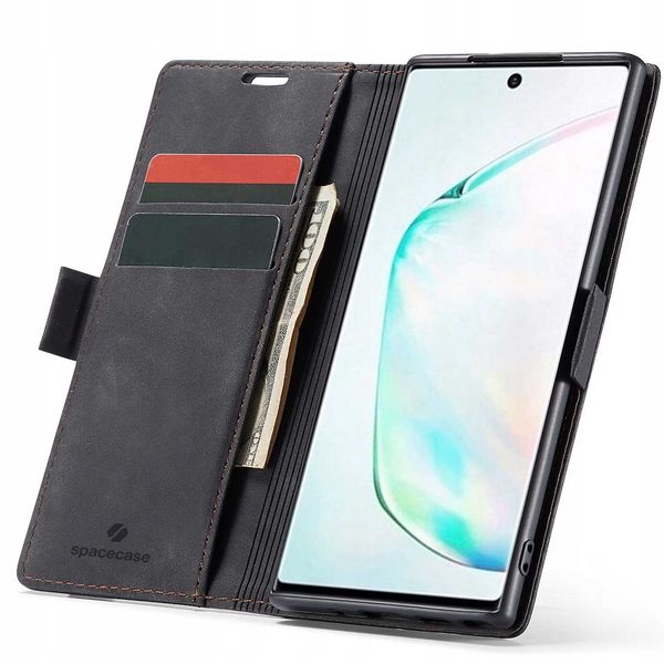 Spacecase Wallet Galaxy Note 10 black zdjęcie 1