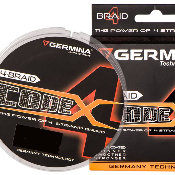 Germina 4-BRAID CODE 0,20mm GRAY - plecionka wędkarska 150m zdjęcie 1