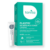 Tanita Plastry do depilacji ciała z woskiem Aloes
