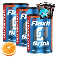 NUTREND FLEXIT KOLAGEN MSM KOMPLEKS OCHRONA REGENERACJA STAWÓW 3x400 g