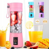 PRZENOŚNY BLENDER, ELEKTRYCZNY SOKOWIRÓWKA USB, DO KOKTAJLI I SOKU, 380 ML