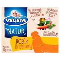 Vegeta Natur Rosół drobiowy 60 g (6 x 10 g)