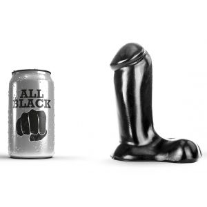 dildo ab43 piston 12 x 5cm all black zdjęcie 4
