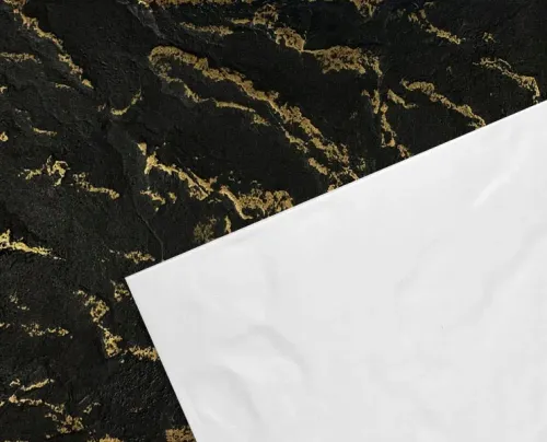 Panele Ścienne Kamień Naturalny beton CZARNY Złoty imit. 3D 0,5m2 GŁAZ C-Z na Arena.pl